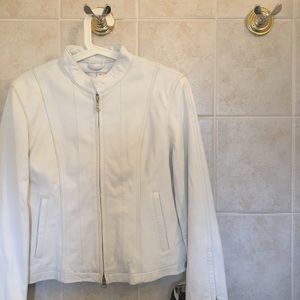 Wilsons Leather Maxima white jacket